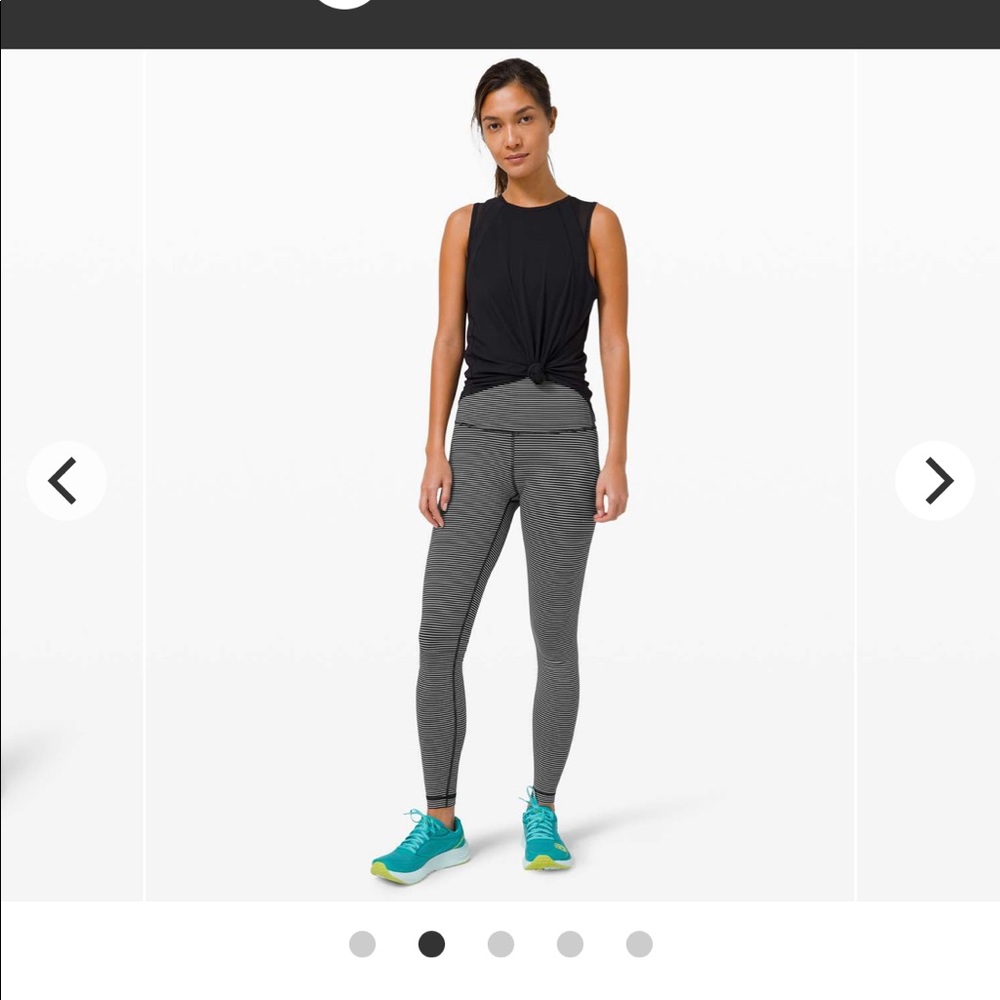 Lululemon Wunder Under 28” Hyper Stripe 6